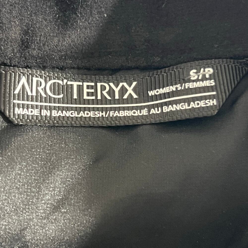 Acr'teryx High Neck Full Zip Vest Black Womens Size Small Logo - Picture 2 of 10